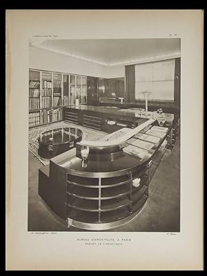 Seller image for L'ARCHITECTE JUIN 1931 BUREAU MICHEL ROUX SPITZ, ART DECO, FORD PARIS for sale by Librairie Histoires d'arts