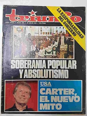 Revista Triunfo: num 705, 31 julio 1976, año XXXI - Carter el nuevo mito (USA)