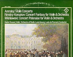 Seller image for Aaron Rosand Performs Arensky Violin Concerto, Rimsky-Korsakov Concert Fantasy, and Wieniawski Concert Polonaise [LP VINYL RECORD] for sale by Cameron-Wolfe Booksellers