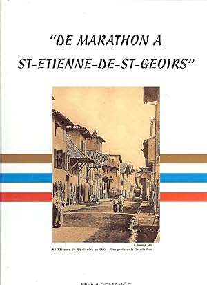 Image du vendeur pour [ ISERE ] - " DE MARATHON A ST-ETIENNE-DE-ST-GEOIRS " mis en vente par LA FRANCE GALANTE