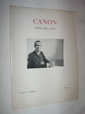 Canon: Australian Music Journal vol 17 number 4 : 1965