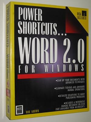 Power Shortcuts. : Word 2.0 for Windows