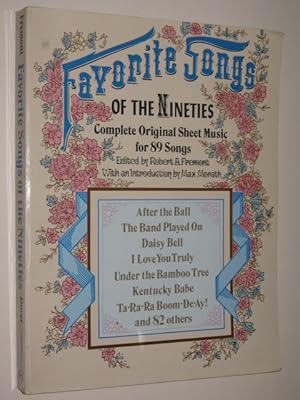 Favorite Songs of the Nineties : Complete Original Sheet Music for 89 Songs