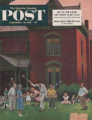 Immagine del venditore per ORIG VINTAGE MAGAZINE COVER/ SATURDAY EVENING POST - SEPTEMBER 29 1951 venduto da Monroe Street Books