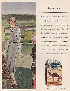 Immagine del venditore per ORIG VINTAGE MAGAZINE AD / 1930 CAMEL CIGARETTES AD venduto da Monroe Street Books