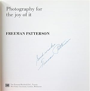 Seller image for Photography for the Joy of It. Signed Copy for sale by Ken Jackson