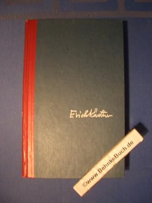 Seller image for Das Erich-Kstner-Buch : Gedichte u. Prosa. Erich Kstner. Hrsg. von Rolf Hochhuth. for sale by Antiquariat BehnkeBuch