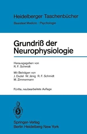 Immagine del venditore per Grundriss der Neurophysiologie venduto da Versandantiquariat Felix Mcke