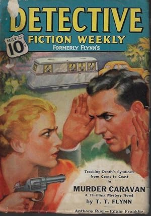 Imagen del vendedor de DETECTIVE FICTION Weekly: May 15, 1937 ("Murder Caravan") a la venta por Books from the Crypt