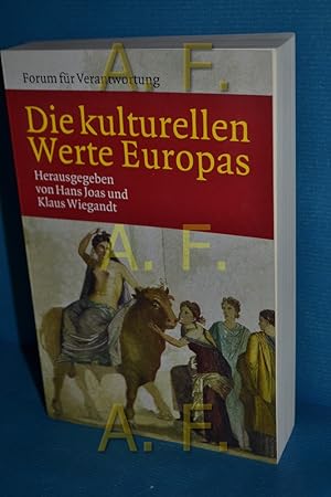 Bild des Verkäufers für Die kulturellen Werte Europas zum Verkauf von Antiquarische Fundgrube e.U.
