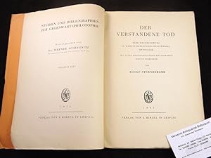 Seller image for Der verstandene Tod. Eine Untersuchung zu Martin Heideggers Existenzial-Ontologie. Mit einer monographischen Bibliographie Martin Heideggers. for sale by Antiquariat Bebuquin (Alexander Zimmeck)