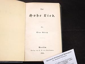 Seller image for Das Hohe Lied. for sale by Antiquariat Bebuquin (Alexander Zimmeck)