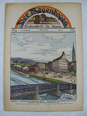 Seller image for Der Regenbogen. Wochenschrift fr Kinder. 2. Jahrgang, Heft 16, 17. April. for sale by Wolfgang Kohlweyer