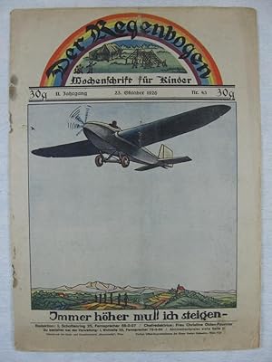 Seller image for Der Regenbogen. Wochenschrift fr Kinder. 2. Jahrgang, Heft 43, 23. Oktober. for sale by Wolfgang Kohlweyer