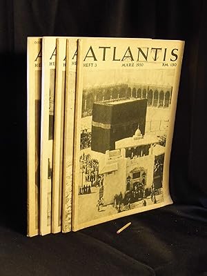Atlantis - Länder / Völker / Reisen - Hefte 1930: 3 + 1931: 1 + 7 + 9 + 11 (5 Hefte) -