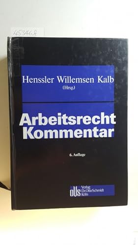 Immagine del venditore per Arbeitsrecht : Kommentar venduto da Gebrauchtbcherlogistik  H.J. Lauterbach