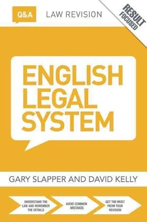 Imagen del vendedor de Q&a English Legal System a la venta por GreatBookPrices
