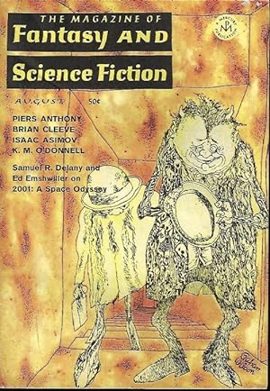 Bild des Verkufers fr The Magazine of FANTASY AND SCIENCE FICTION ( F&SF ): August, Aug. 1968 ("Sos the Rope") zum Verkauf von Books from the Crypt