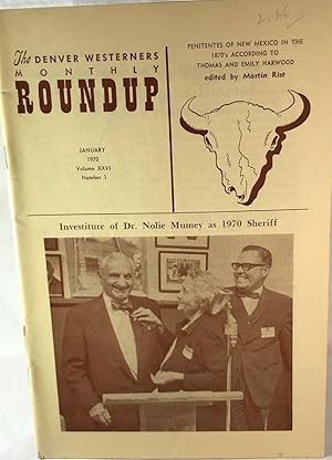 Imagen del vendedor de The Denver Westerners' Roundup: January 1970, Vol 26, No. 1 a la venta por Clausen Books, RMABA