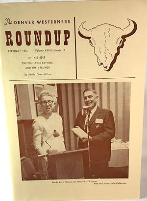 The Denver Westerners' Roundup: February 1972, Vol 28, No. 2