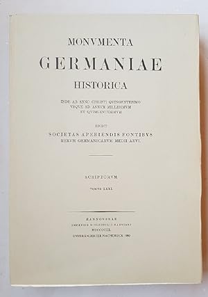 Monumenta Germaniae Historica (MGH). Scriptorum, Tomus XXXI: Annales et chronica Italica aevi Sue...