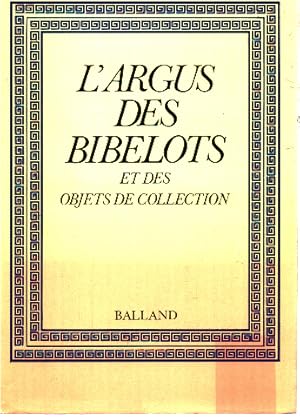 L'Argus des bibelots et des objets de collection