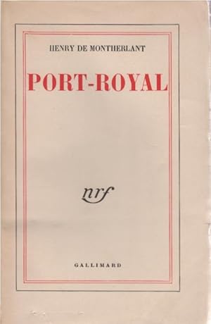 Seller image for Port-Royal : Notes de Thatre; Vol. 2 for sale by Schrmann und Kiewning GbR