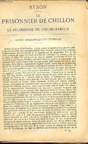 Image du vendeur pour BIBLIOTHEQUE POPULAIRE N47 : ME PRISONNIER DE CHILLON : LE PELERINAGE DE CHILDE-HAROLD mis en vente par Le-Livre