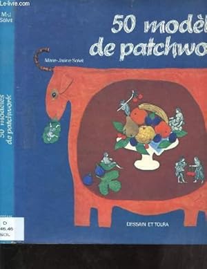 Bild des Verkufers fr 50 MODELES DE PATCHWORK (ART CREATIF, CREATION] zum Verkauf von Le-Livre