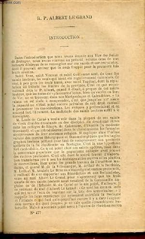 Bild des Verkufers fr BIBLIOTHEQUE POPULAIRE N477 : LES SAINTES DE LA BRETAGNE zum Verkauf von Le-Livre