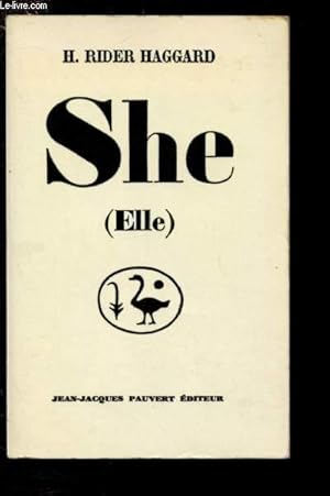 Seller image for SHE (ELLE) - COLLECTION "LES INDES NOIRES" for sale by Le-Livre