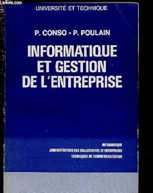 Bild des Verkufers fr INFORMATIQUE ET GESTION DE L'ENTREPRISE / COLLECTION "UNIVERSITE ET TECHNIQUE" zum Verkauf von Le-Livre