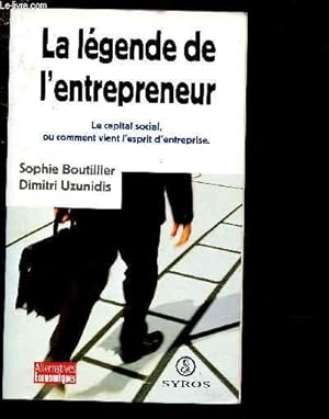 Seller image for LA LEGENDE DE L'ENTREPRENEUR for sale by Le-Livre