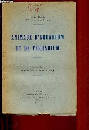 Bild des Verkufers fr ANIMAUX D'AQUARIUM ET DE TERRARIUM zum Verkauf von Le-Livre
