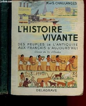 Image du vendeur pour L'HISTOIRE VIVANTE DES PEUPLES DE L'ANTIQUITE AUX FRANCAIS D'AUJOURD'HUI - CLASSE DE FIN D'ETUDES mis en vente par Le-Livre