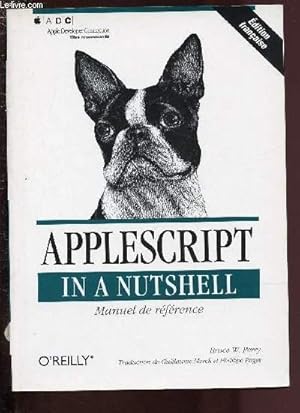 Bild des Verkufers fr APPLESCRIPT IN A NUTSHELL - MANUEL DE REFERENCE zum Verkauf von Le-Livre