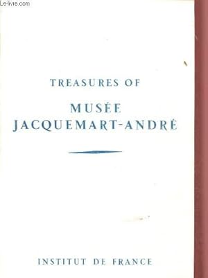 Image du vendeur pour TREASURES OF MUSEE JACQUEMART-ANDRE - INSTITUT DE FRANCE mis en vente par Le-Livre