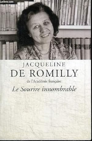 Bild des Verkufers fr LE SOURIRE INNOMBRABLE zum Verkauf von Le-Livre