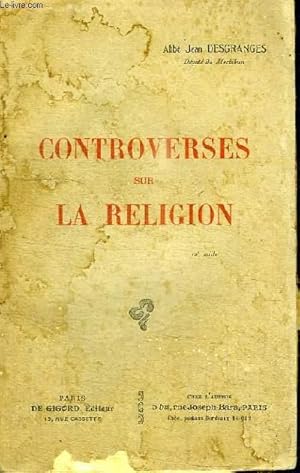 Seller image for CONTROVERSES SUR LA RELIGION for sale by Le-Livre