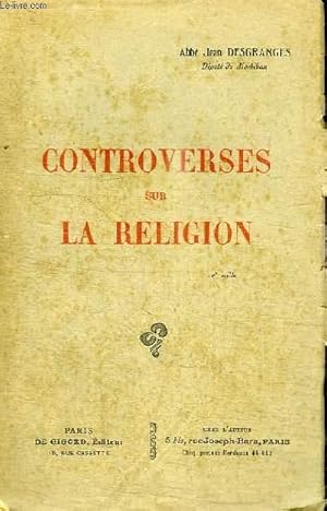 Seller image for CONTROVERSES SUR LA RELIGION for sale by Le-Livre