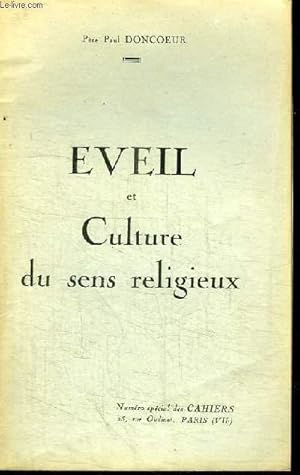 Seller image for EVEIL ET CULTURE DU SENS RELIGIEUX for sale by Le-Livre