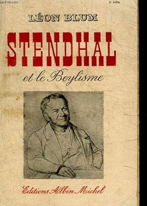 Bild des Verkufers fr STENDHAL ET LE BEYLISME zum Verkauf von Le-Livre