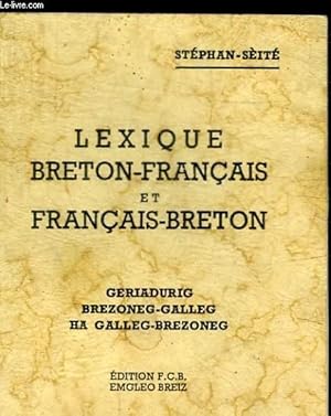 Image du vendeur pour BRETON-FRANCAIS ET FRANCAIS -BRETON mis en vente par Le-Livre