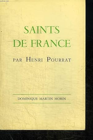 Seller image for SAINTS DE FRANCE for sale by Le-Livre