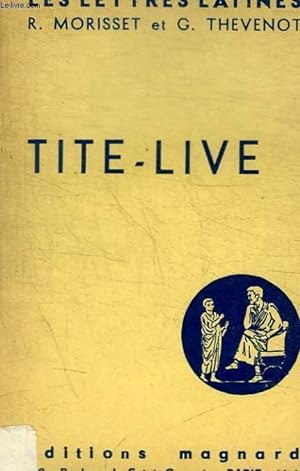 Bild des Verkufers fr LES LETTRES LATINES - TITE-LIVE zum Verkauf von Le-Livre