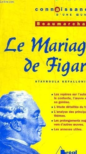 Bild des Verkufers fr LE MARIAGE DE FIGARO (DE) BEAUMARCHAIS zum Verkauf von Le-Livre