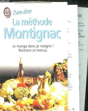 Image du vendeur pour LA METHODE MONTIGNAC, JE MANGE DONC JE MAIGRIS COFFRET 2 VOLUMES : VOLUME 1, RECETTES ET MENUS MONTIGNAC OU LA GASTRONOMIE NUTRITIONNELLE. VOLUME 2, JE MANGE DONC JE MAIGRIS ! mis en vente par Le-Livre