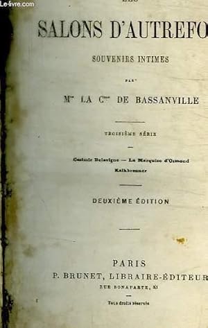 Seller image for LES SALONS D AUTREFOIS SOUVENIRS INTIMES for sale by Le-Livre