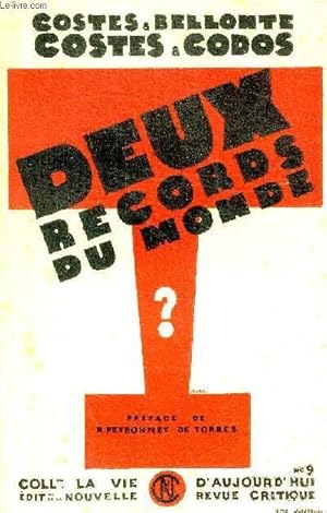 Seller image for DEUX RECORDS DU MONDE for sale by Le-Livre