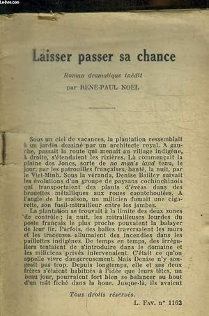 Image du vendeur pour LAISSER PASSER SA CHANCE mis en vente par Le-Livre